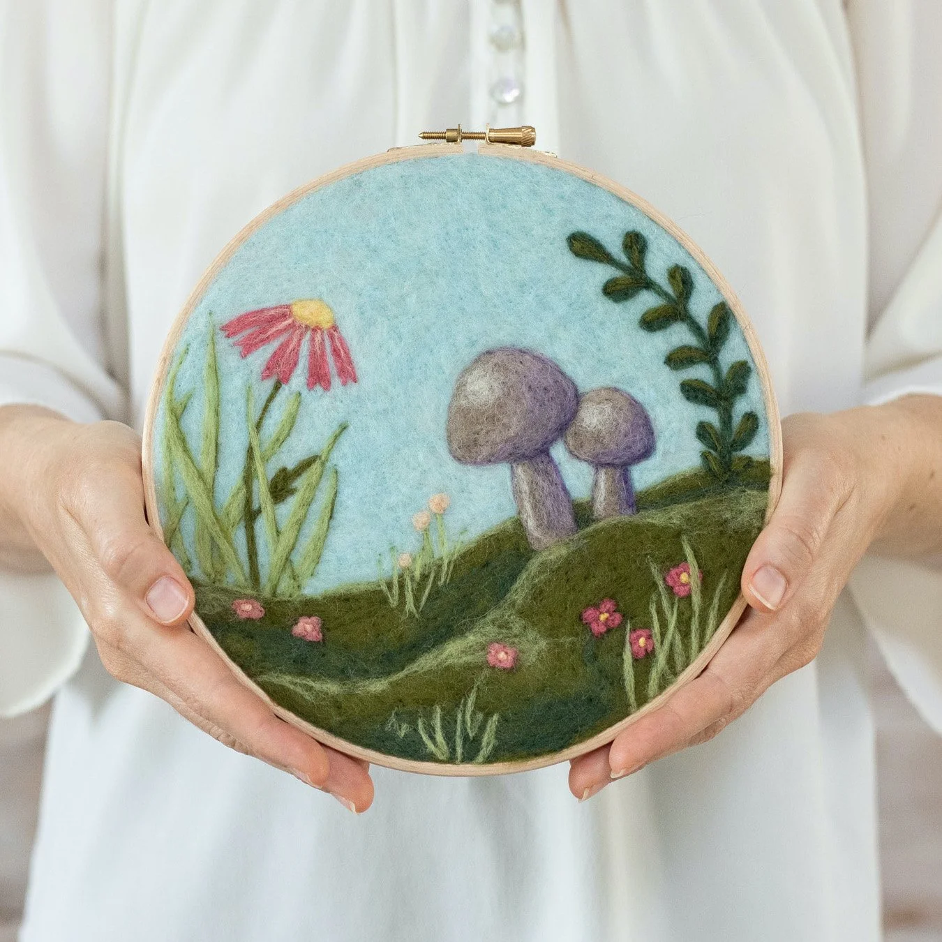 やま　　TODAYFUL Wool Painter 36 Dani Ives : Fiber Artist